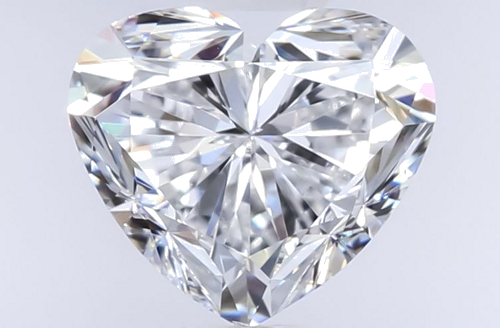 1.0 carat D-VS1 Natūralus Heart Deimantas (1)