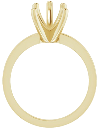 Sužadėtuvių Žiedas „Solitaire“ 585 Geltonojo Aukso Pear Shape 12mm x 8mm (2)