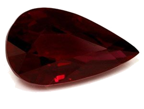 3.02 carat RED Pear Rubinas (1)