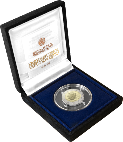 2022 Vatikanas Motina Teresė 2 eurų Proof moneta (4)