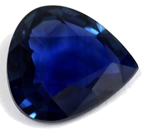 2.15 carat BLUE Pear Safyras (1)