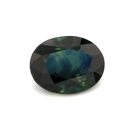 1.87 carat BLUE BRILLIANTSTEP cut Oval Safyras (1)