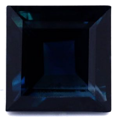 1.19 carat BLUE Square Safyras (1)
