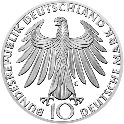 1972 Munich Olympic Games Germany 10 Mark Silver Coin (2)