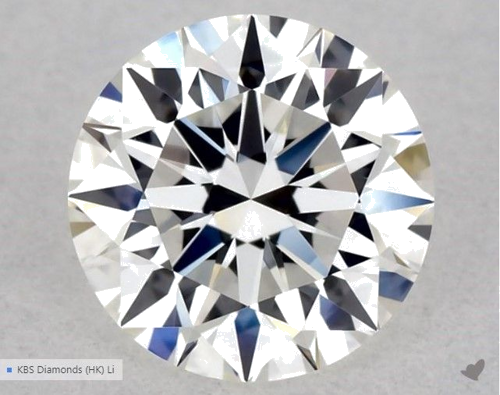 0.58 carat G-VVS2 Excellent cut Natūralus Round Deimantas (1)