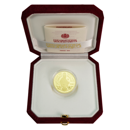 2021 Vatican Pope Clement XI € 50 gold coin (4)