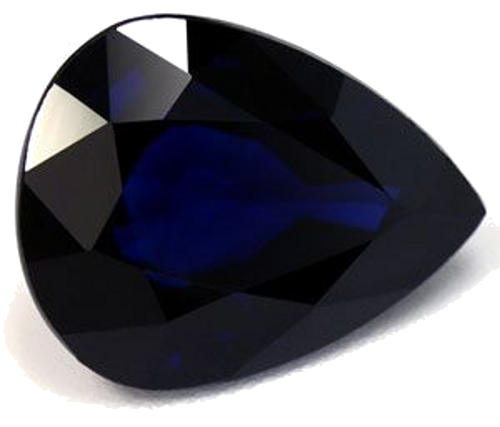 2.95 carat BLUE Pear Safyras (1)