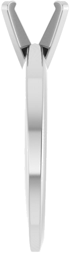 Sužadėtuvių Žiedas „Solitaire“ 585 Baltojo Aukso Round 6.5mm (4)