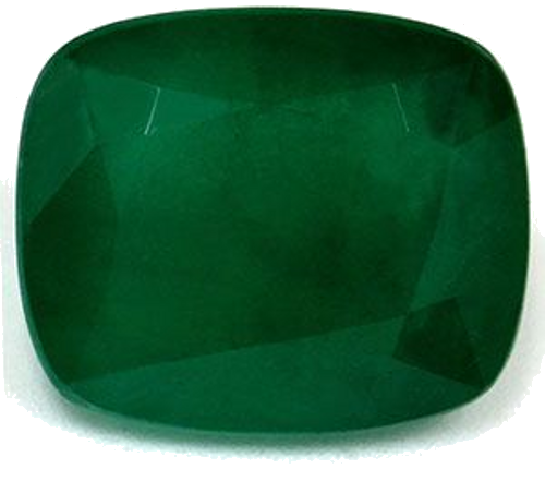 2.78 carat GREEN Cushion Smaragdas (1)