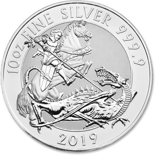 10 oz Narsuolis (Valiant) 2019 Didžioji Britanija sidabrinė moneta (1)