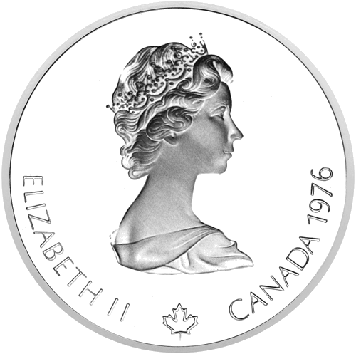 10 Dollars Olympics Soccer Canada 1976 Silver Coin (2)