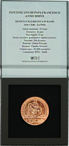 2020 Vatican Michelangelo Pieta 10 euro coin (4)