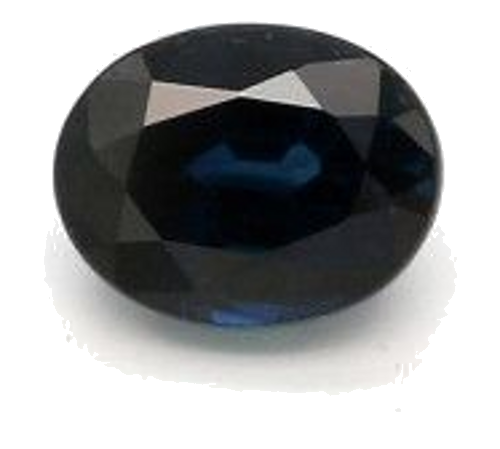 0.46 carat BLUE BRILLIANTSTEP cut Oval Safyras (1)