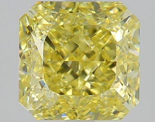 2.01 carat Fancy Intense Yellow-VS1 Natūralus Square Radiant Deimantas (1)