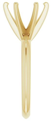 Sužadėtuvių Žiedas „Light Solitaire“ 585 Geltonojo Aukso Round 9.1mm x 9.7mm (4)