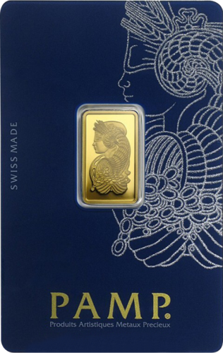 5 g Investment Gold Bar Fortuna PAMP (2)