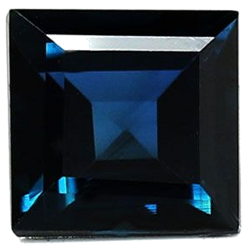 0.97 carat BLUE Square Safyras (1)