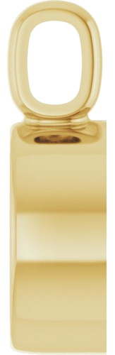 14K Yellow 5 mm Round Bezel-Set Pendant Mounting (3)