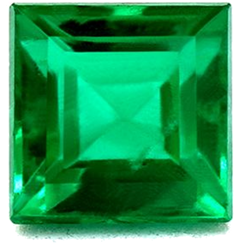 1.12 carat GREEN Square Smaragdas (1)