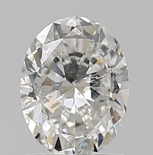 1.04 carat G-SI2 Natūralus Oval Deimantas (1)
