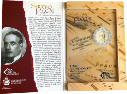 2014 San Marino Puccini 2 euro coin (5)