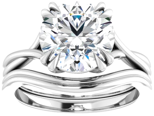 Sužadėtuvių Žiedas „Solitaire“ 950 Platinos Round 9.4mm (8)