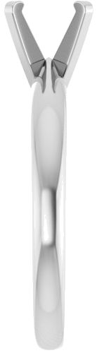 Sužadėtuvių Žiedas „Solitaire“ 417 Baltojo Aukso Round 6.5mm (4)