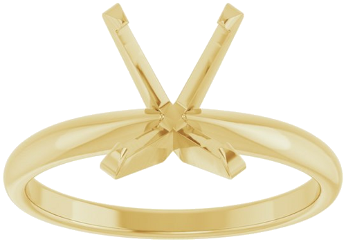 Sužadėtuvių Žiedas „Solitaire“ 585 Geltonojo Aukso Oval 10mm x 8mm (3)