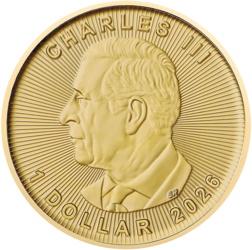 1/20 oz Кленовый лист 2026 Канада Золотая монета (2)