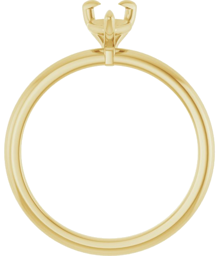 Sužadėtuvių Žiedas „Solitaire“ 585 Geltonojo Aukso Pear Shape 7mm x 5mm (2)