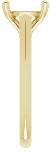 Sužadėtuvių Žiedas „Solitaire“ 585 Geltonojo Aukso Round 8.8mm (4)