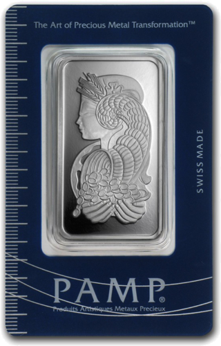 50 гр. Сребърно кюлче Lady Fortune PAMP (1)