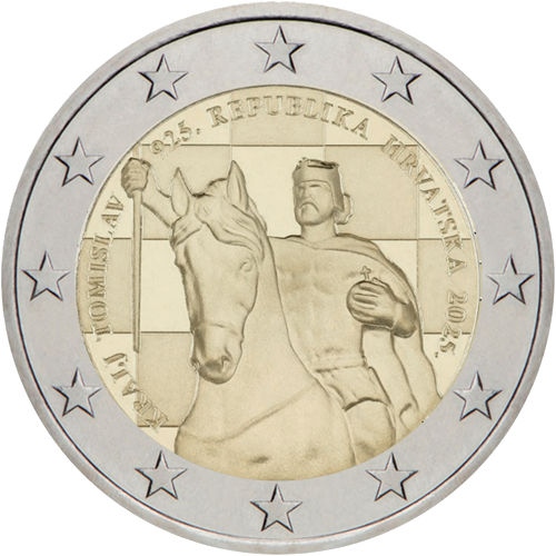 2025 Croatia King Tomislav 2 Euro Coin (1)