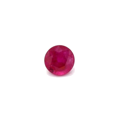 0.77 carat RED BRILLIANTSTEP cut Round Rubinas (1)