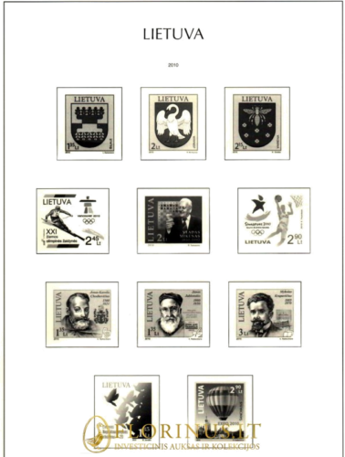 Lithuania 2010 - 2019 m. (Illustrated album pages) (1)