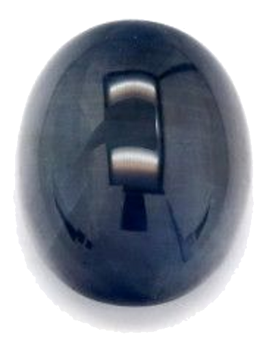 4.58 carat BLUE CABOCHON cut Oval Safyras (1)