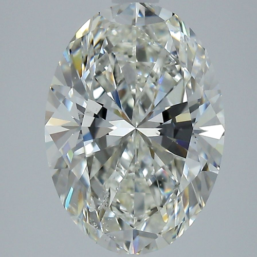 4.16 carat H-SI2 Natūralus Oval Deimantas (1)