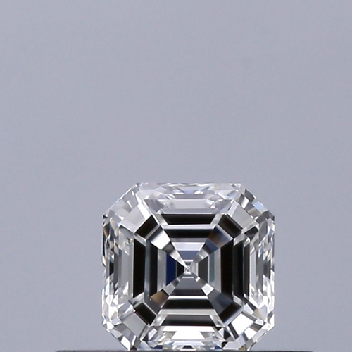 0.3 carat F-IF Natūralus Asscher Deimantas (1)