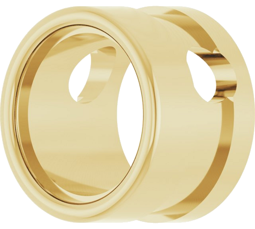 Pakabukas „Solitaire“ 585 Geltonojo Aukso Round 6.5mm (2)