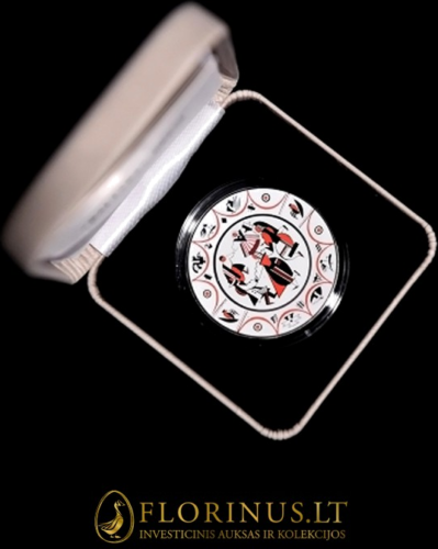 2016 Latvia, Porcelain, 5 euro silver coin (5)