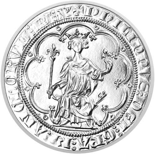 10 Euros Knights of the Holy Script 2019 France Silver Coin (1)