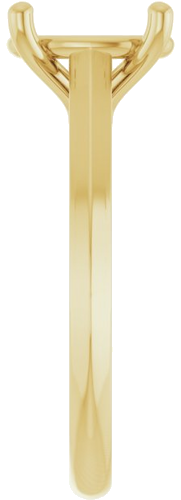 Sužadėtuvių Žiedas „Solitaire“ 585 Geltonojo Aukso Oval 10mm x 8mm (4)