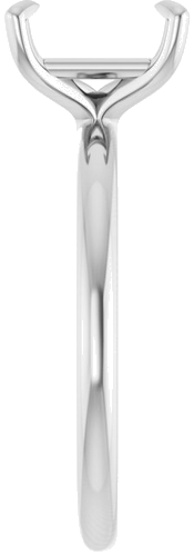 Sužadėtuvių Žiedas „Solitaire“ 417 Baltojo Aukso Emerald 8mm x 6mm (4)