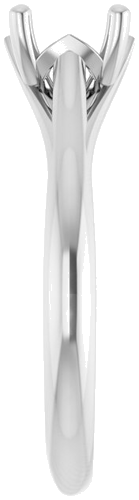 Sužadėtuvių Žiedas „Solitaire“ 950 Platinos Round 6.5mm (4)