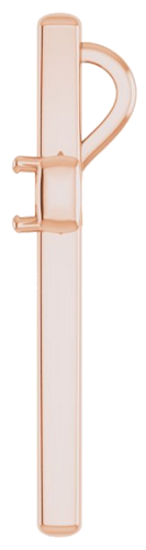 14K Rose  4.1 mm Round Pendant Mounting (3)