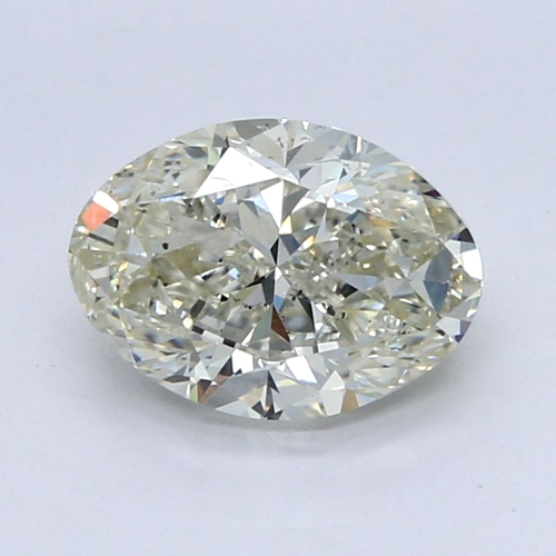 1.9 carat K-SI1 Natūralus Oval Deimantas (1)
