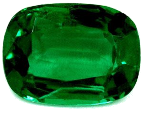 1.72 carat GREEN Cushion Smaragdas (1)