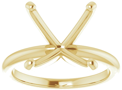 Sužadėtuvių Žiedas „Solitaire“ 585 Geltonojo Aukso Square 9mm (3)