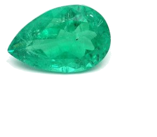 2.44 carat GREEN MODIFIEDBRILLIANT cut Pear Smaragdas (1)