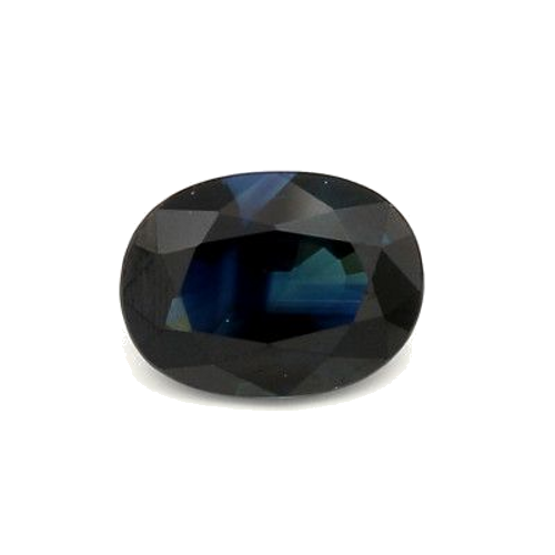 1.48 carat BLUE BRILLIANTSTEP cut Oval Safyras (1)